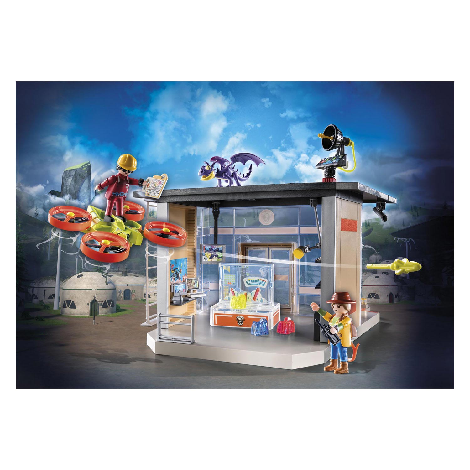 Playmobil dragons: the nine realms icaris lab - 71084