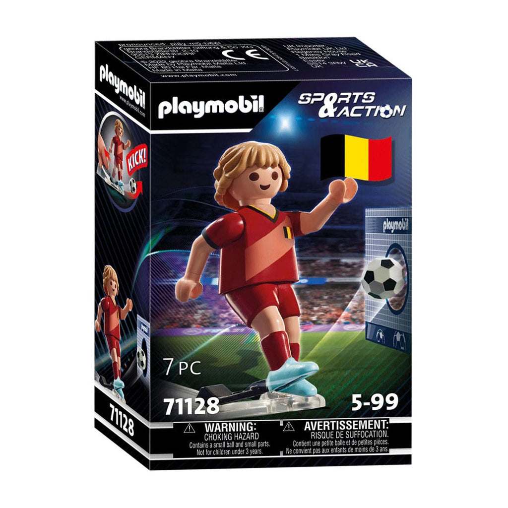 Playmobil sports action voetballer belgië - 71128