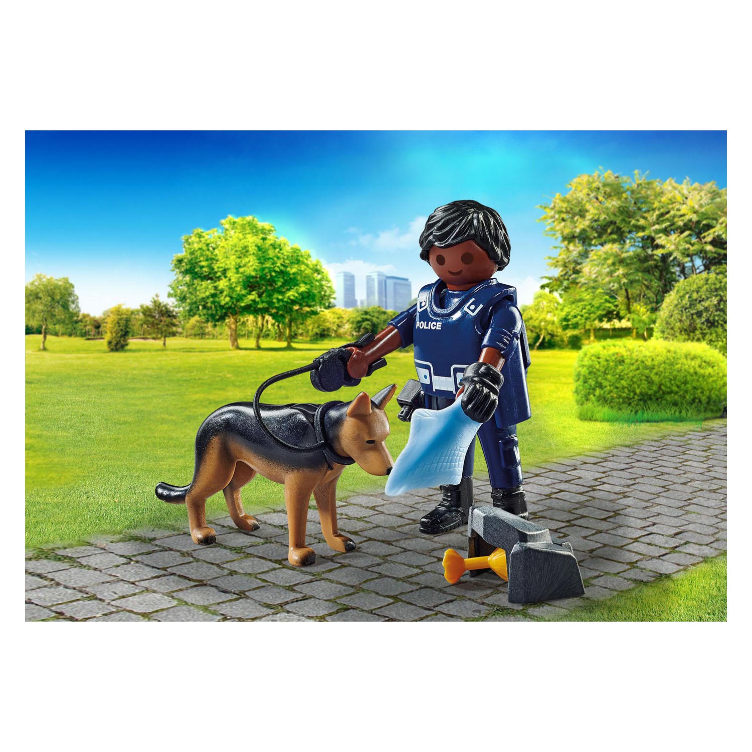 Playmobil 71162 politieagent met speurhond | 2 stuks