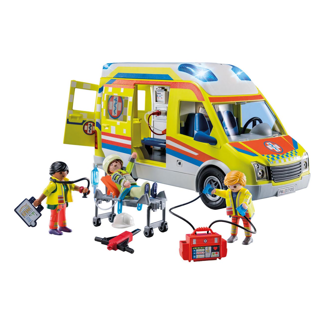 Playmobil City Life Krankenwagen mit Licht und Sound 71202