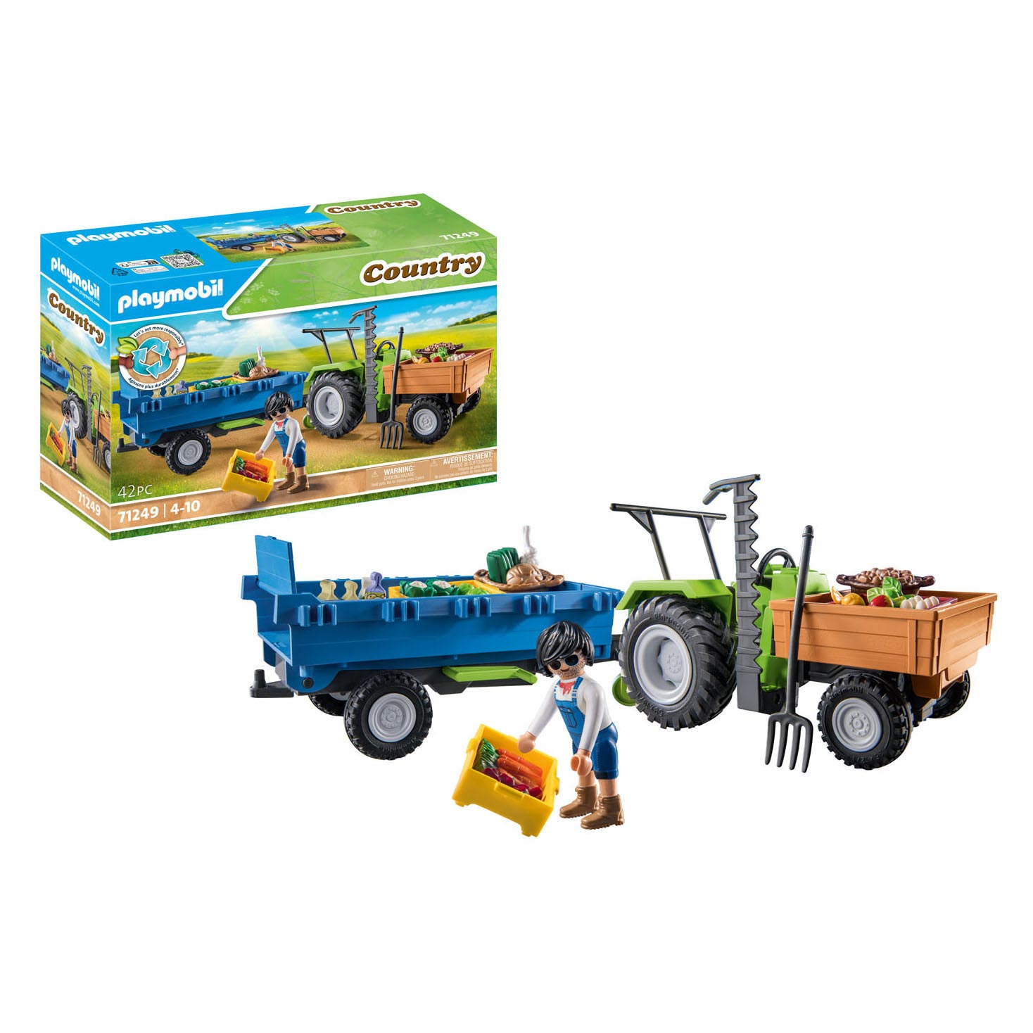Playmobil Country Trekker met Aanhanger 71249