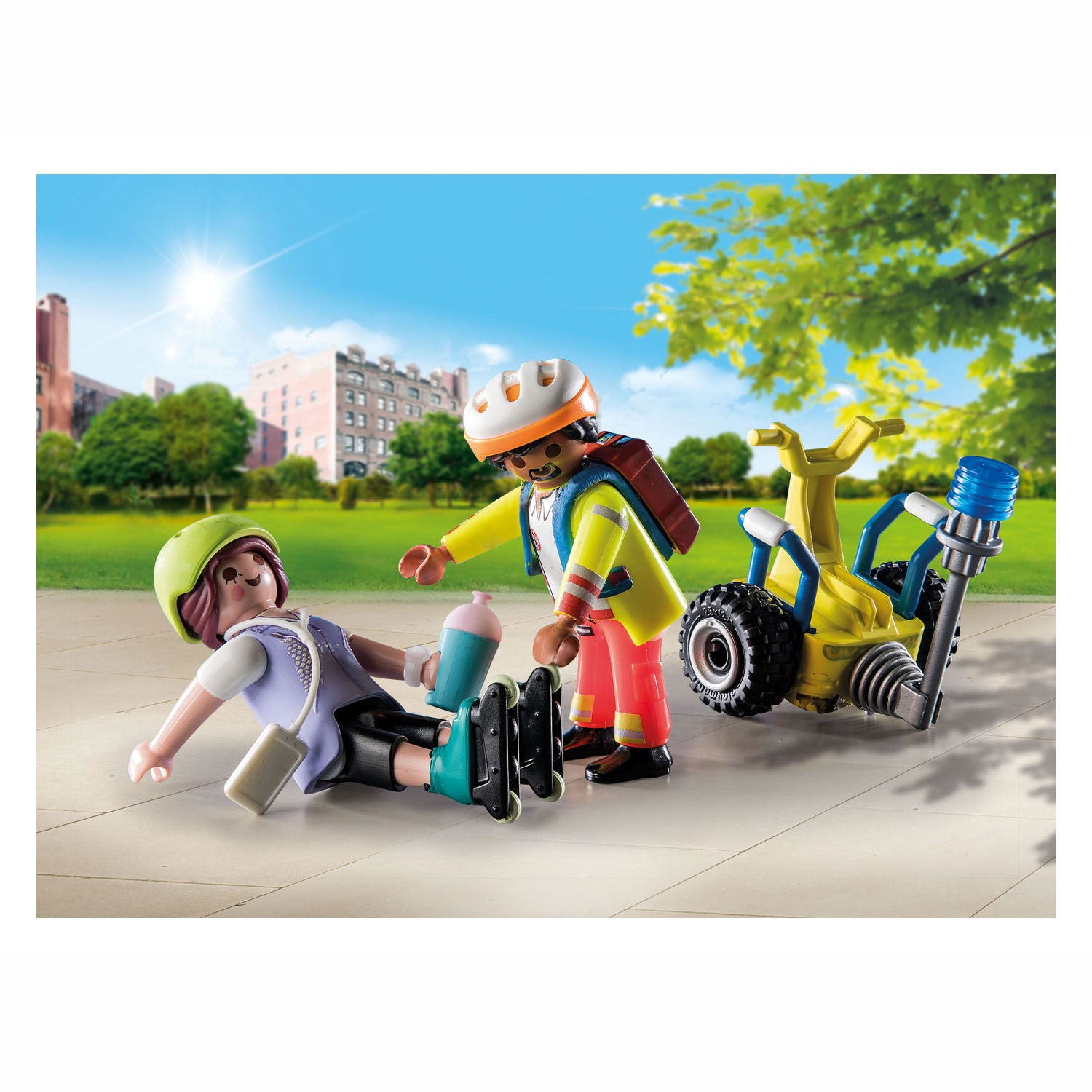 Playmobil city life - starterpack rescue met segway constructiespeelgoed (71257)