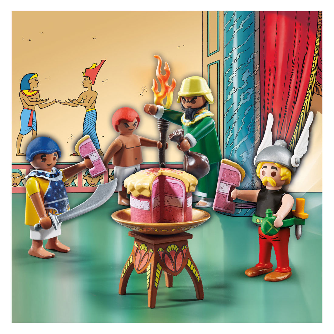 Playmobil asterix - de vergiftigde taart van plurkis constructiespeelgoed (71269)