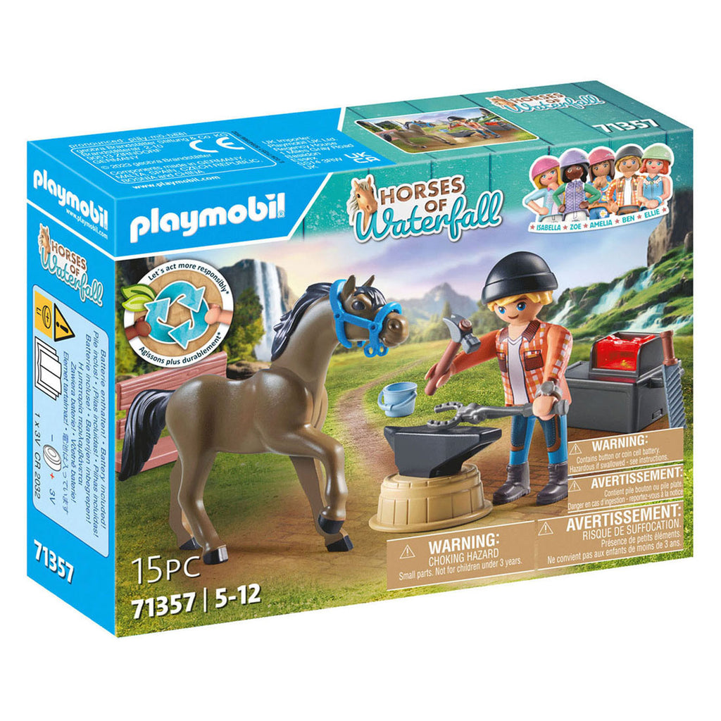 Playmobil -Pferde oder Wasserfall Hufschmied: Ben Achilles 71357