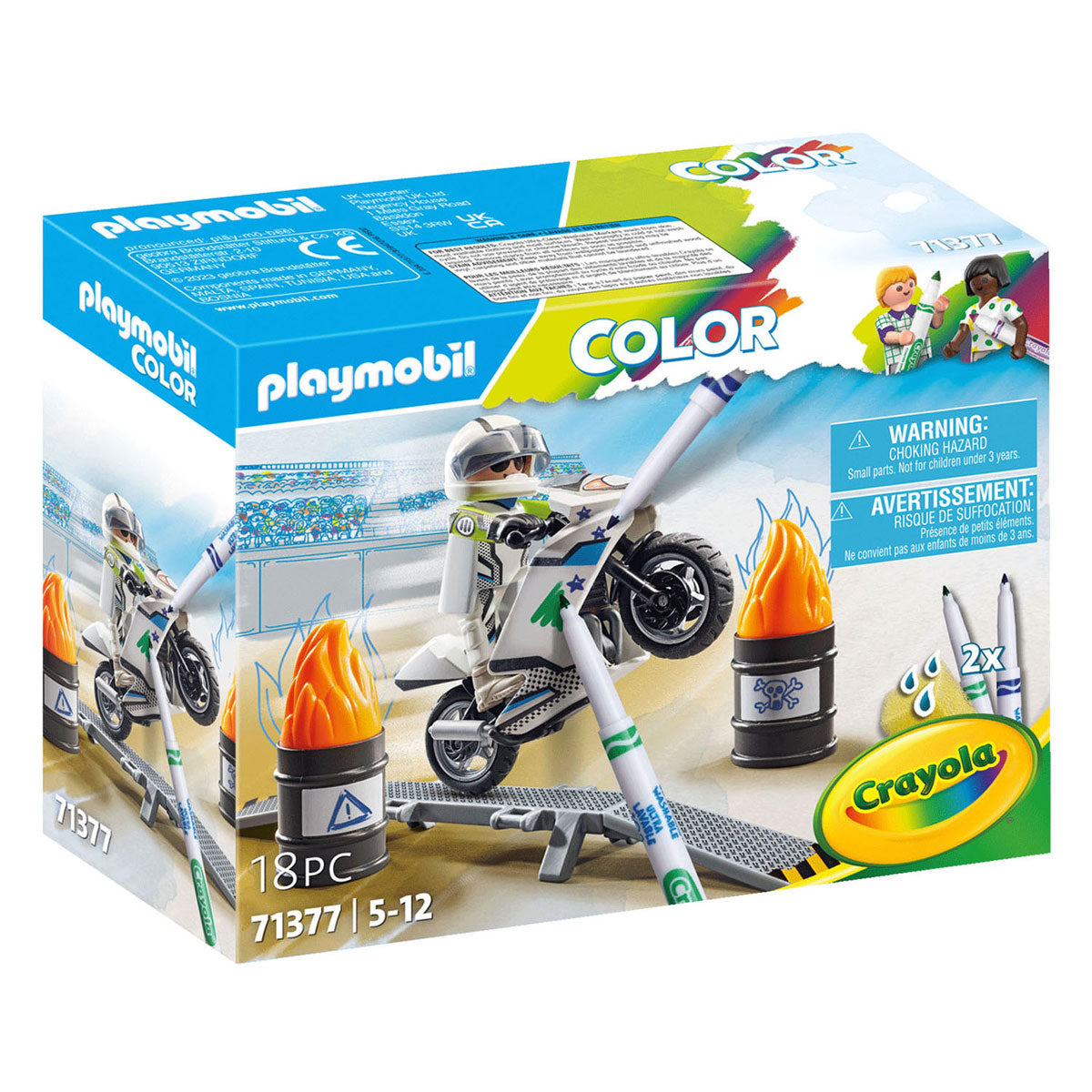 Playmobil Color Motocross Motorrad 71377