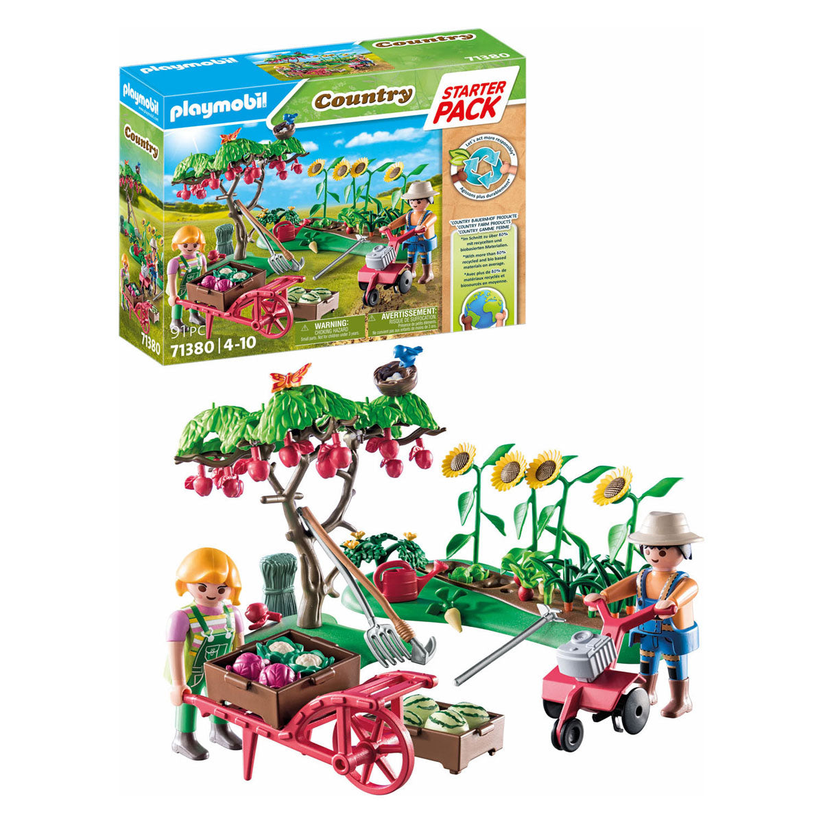 Playmobil Country Starter Pack Bauernhof Gemüsegarten 71380