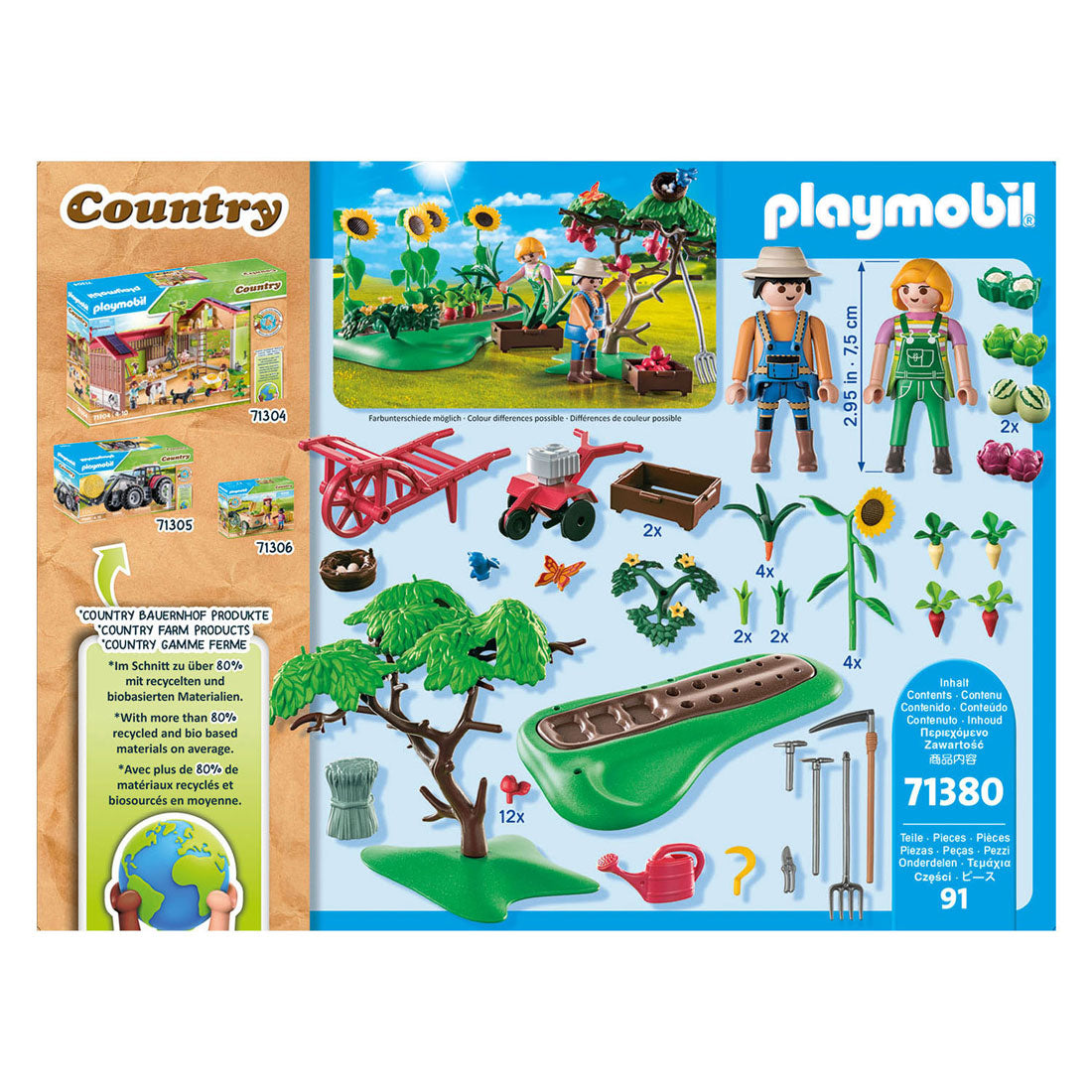 Playmobil Country Starter Pack Bauernhof Gemüsegarten 71380