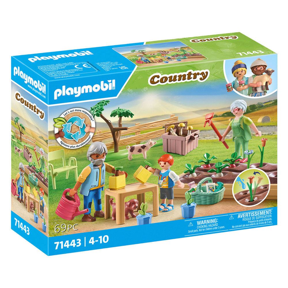 PLAYMOBIL Country Idyllische Moestuin Bij de Grootouders 71443