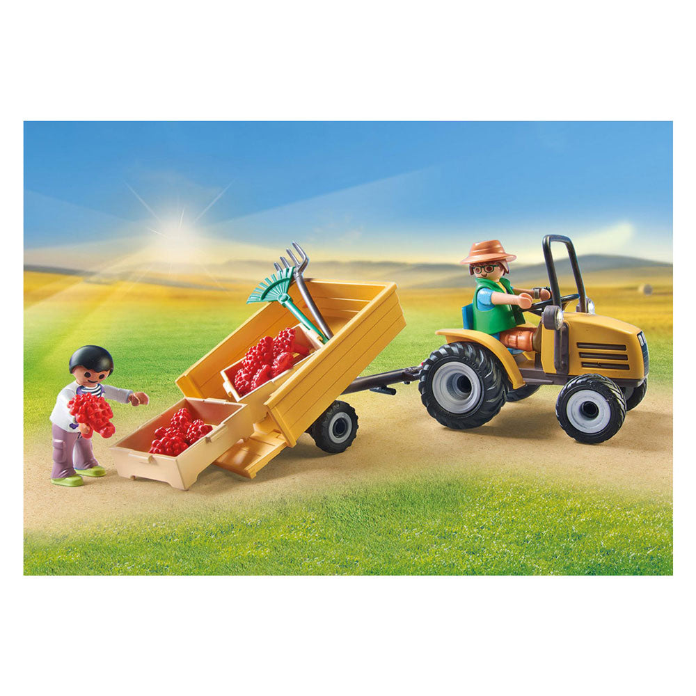 Playmobil 71442 country tractor met aanhanger en watertank