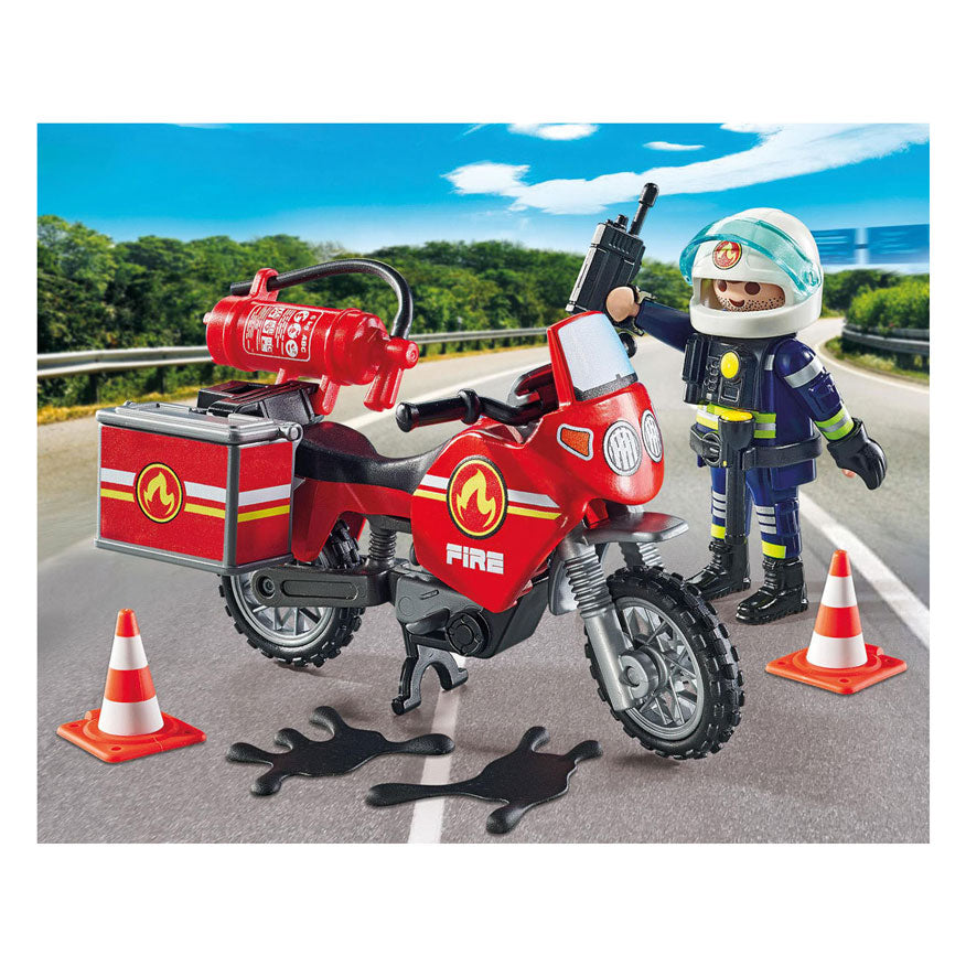 Playmobil 71466 action heroes brandweer op de plaats van het ongeval