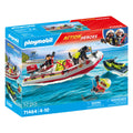 Playmobil action heroes brandweerboot met waterscooter - 71464