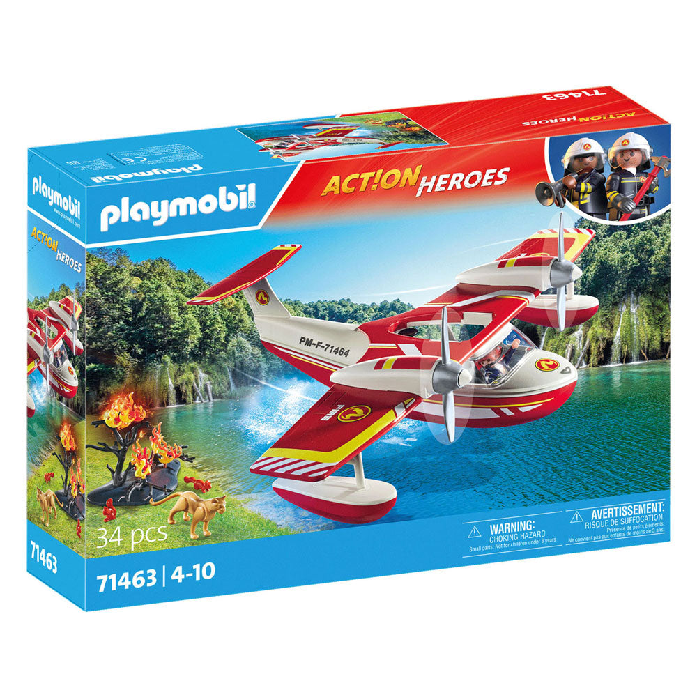 Playmobil Action Heroes Kaminflugzeug mit Loschfunktion 71463