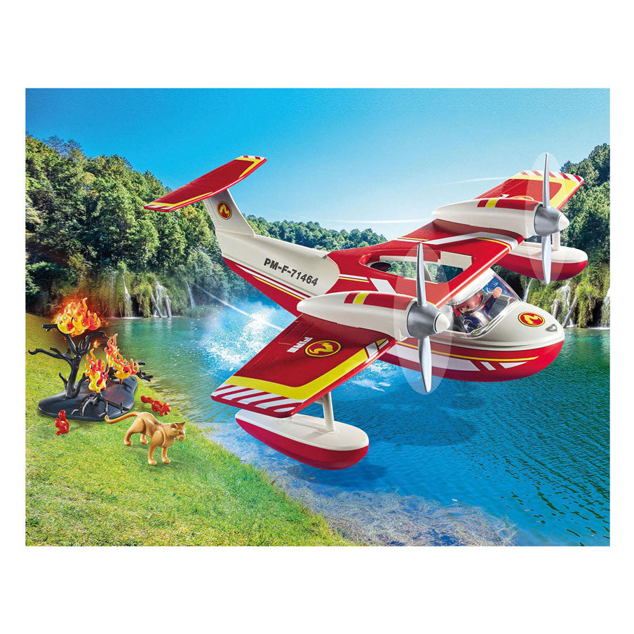 Playmobil Action Heroes Kaminflugzeug mit Loschfunktion 71463