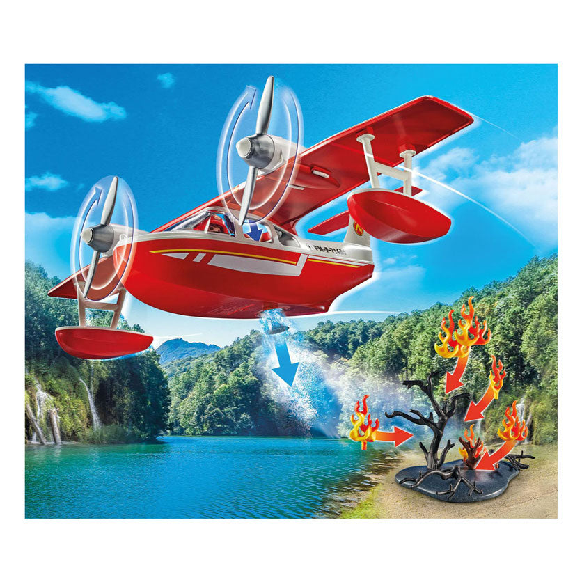 Playmobil Action Heroes Kaminflugzeug mit Loschfunktion 71463