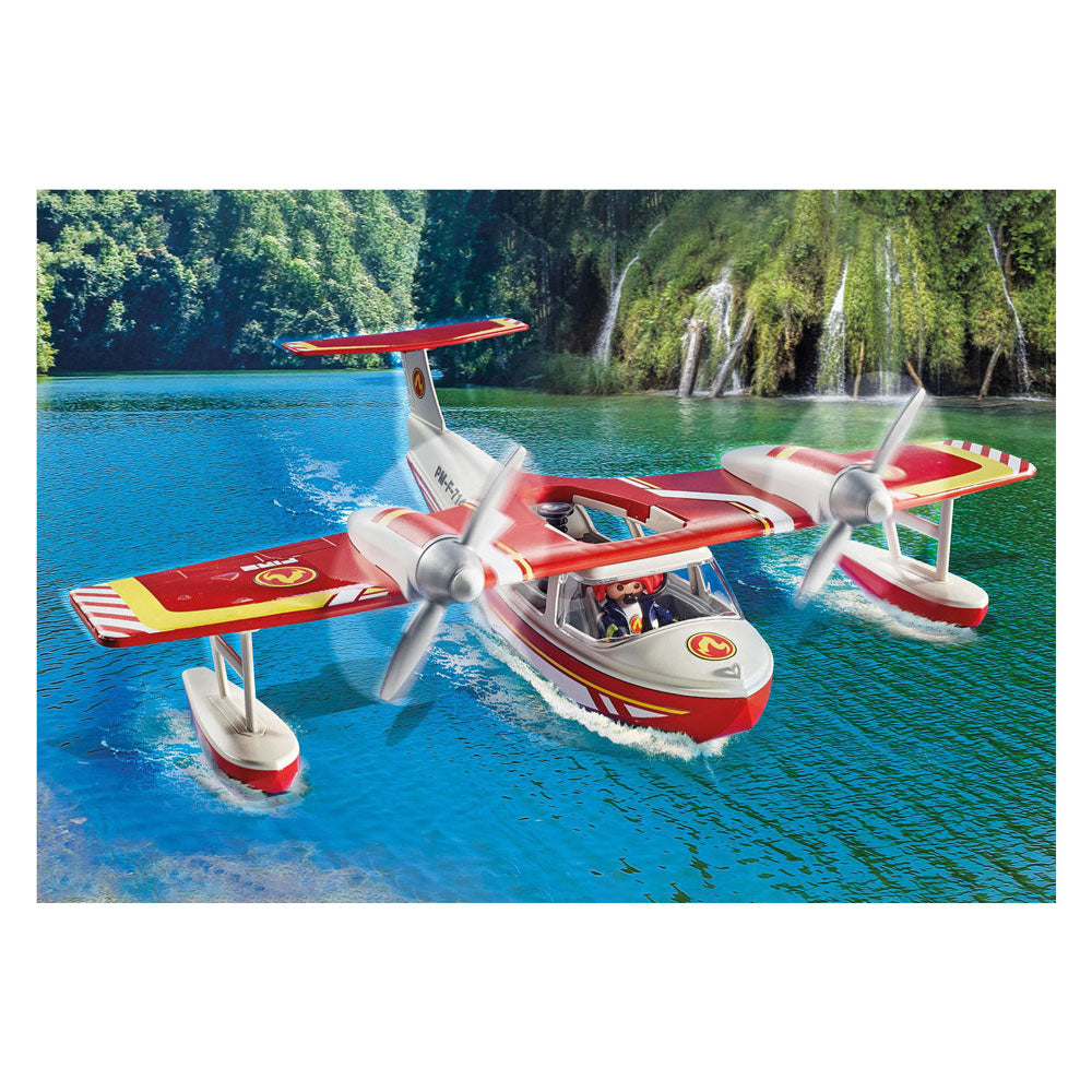 Playmobil Action Heroes Kaminflugzeug mit Loschfunktion 71463