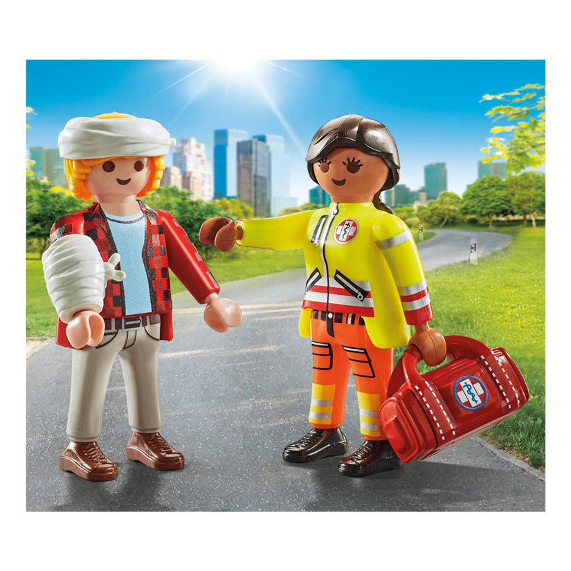Playmobil 71506 duopacks paramedicus met patiënt