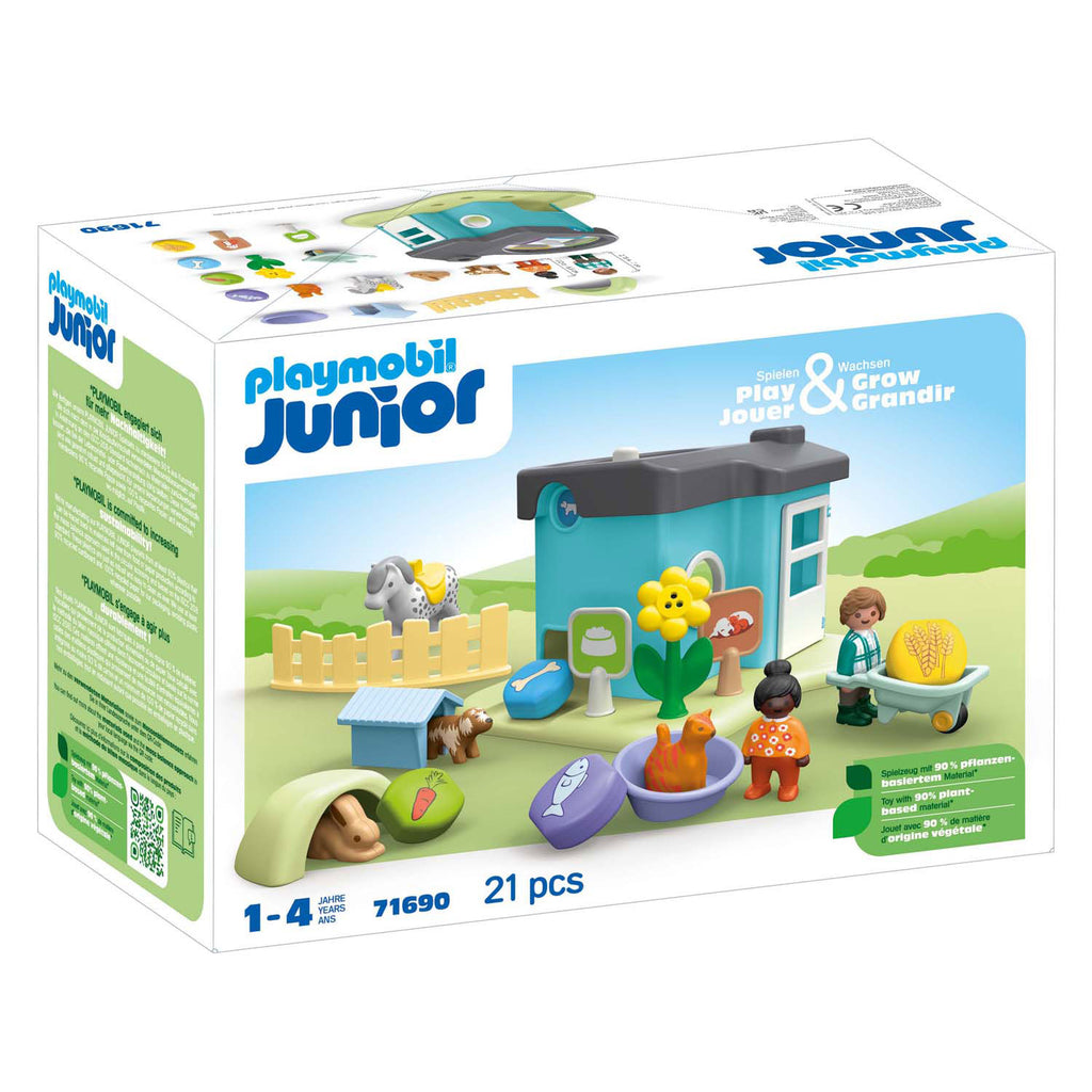 Playmobil 71690 junior dierenpension met voerautomaat