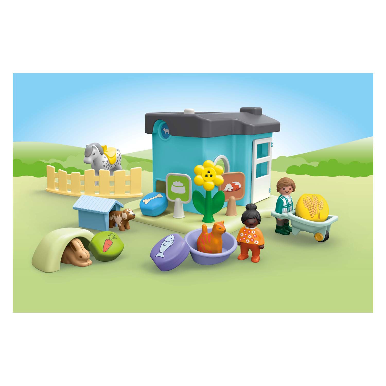 Playmobil 71690 junior dierenpension met voerautomaat