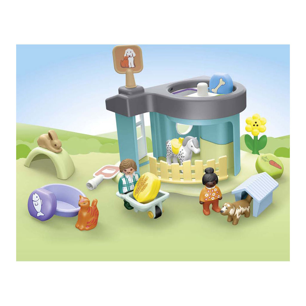 Playmobil 71690 junior dierenpension met voerautomaat