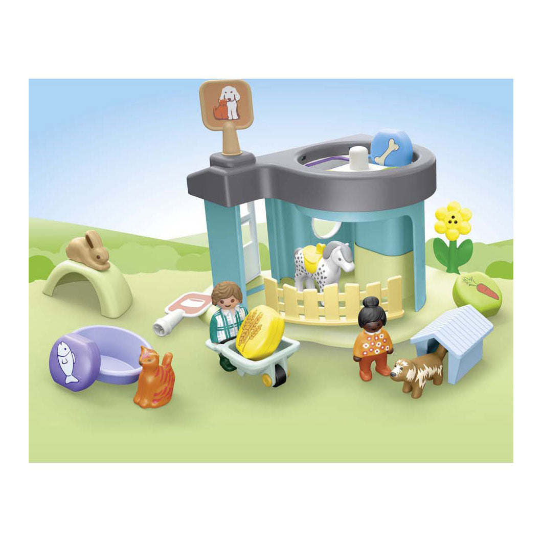 Playmobil 71690 junior dierenpension met voerautomaat