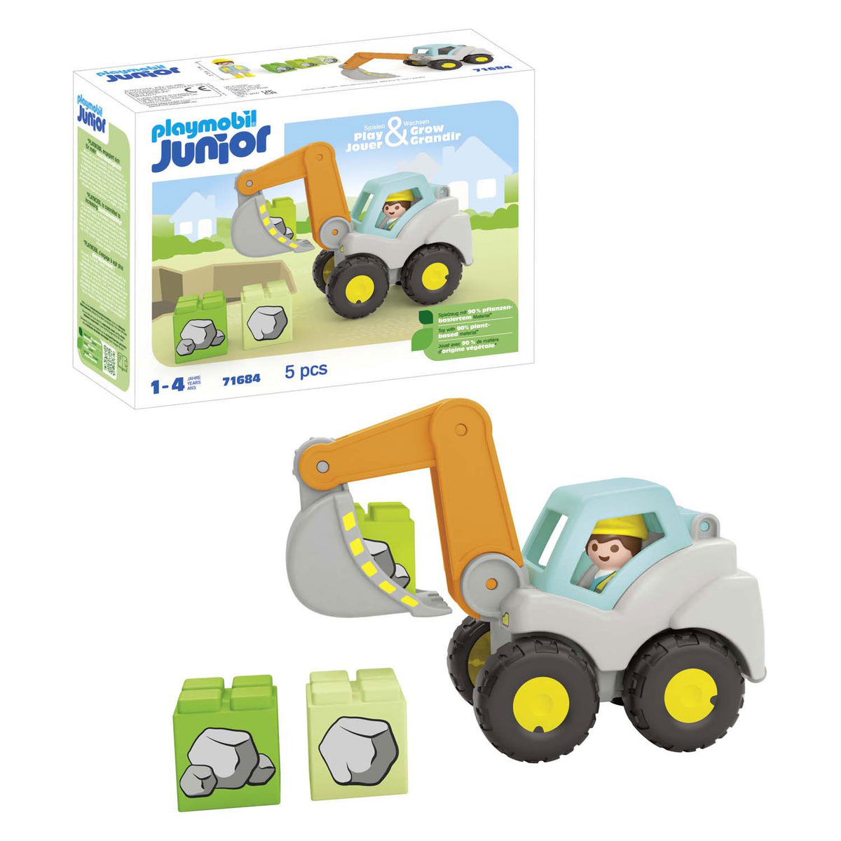 Playmobil Junior Baggerlader 71684