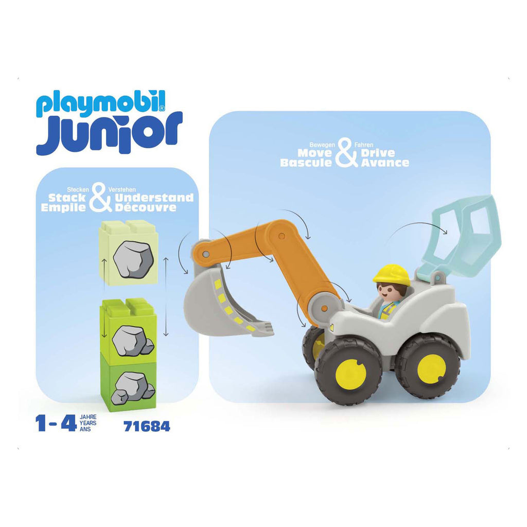 Playmobil Junior Baggerlader 71684