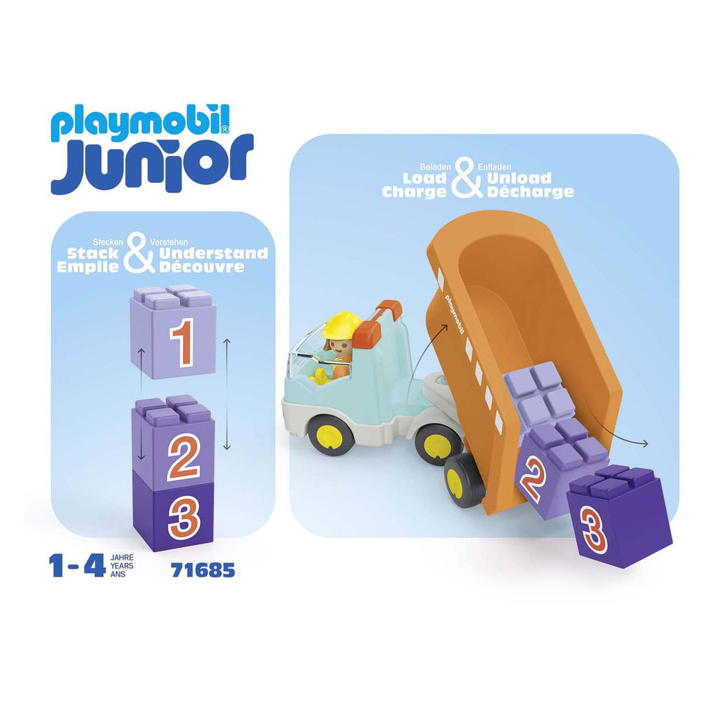 Playmobil 71685 junior kiepwagen | 2 stuks