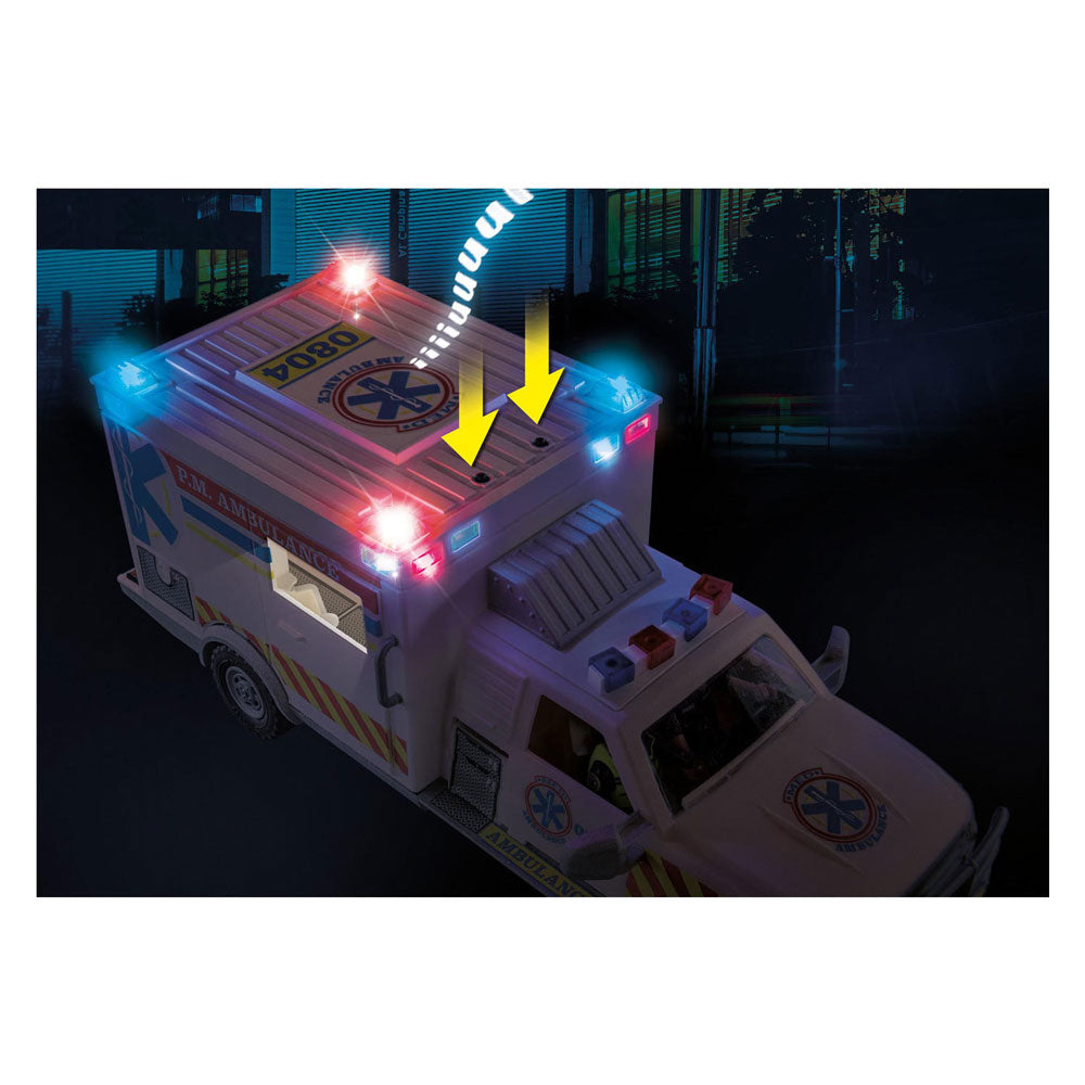 Playmobil Action Heroes Rettungsfahrzeug: US - Kranenwagen 70936