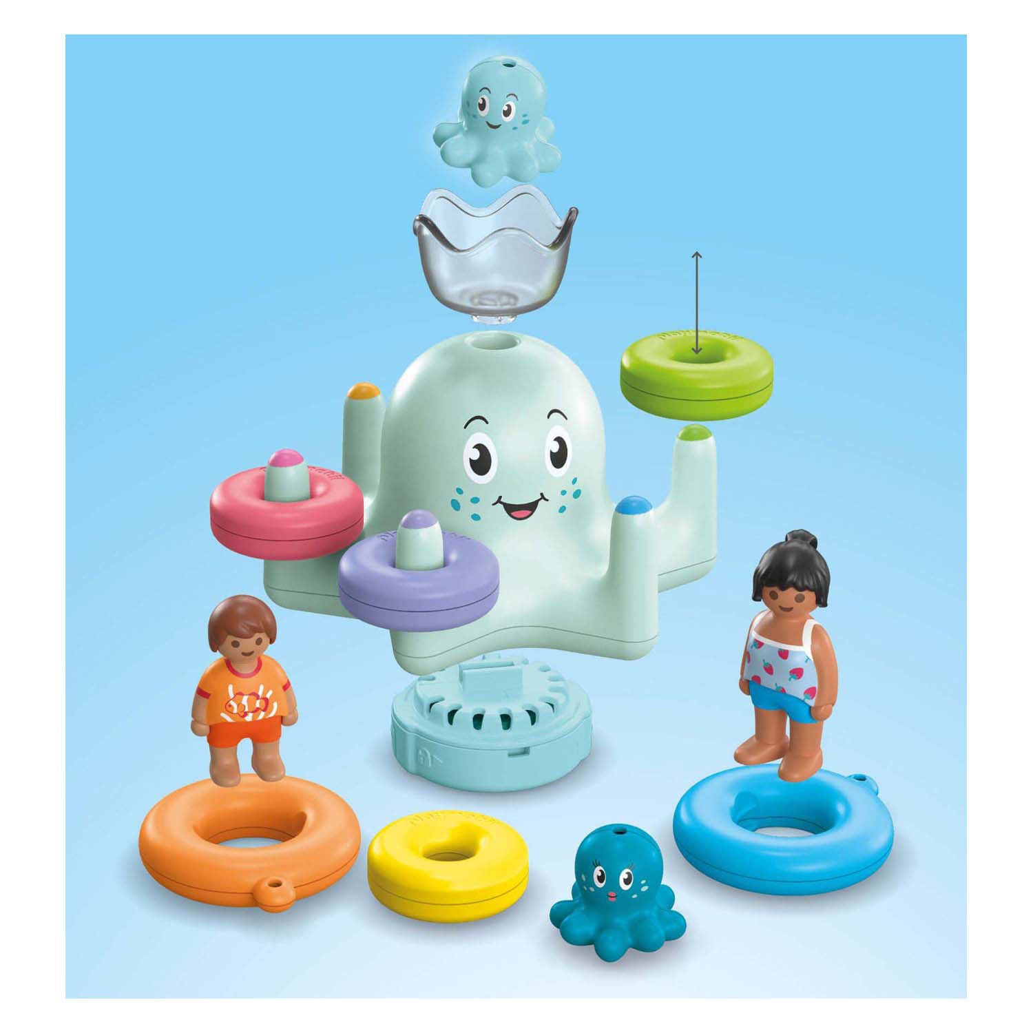 Playmobil 71438 junior tinti: kleurrijke kraken