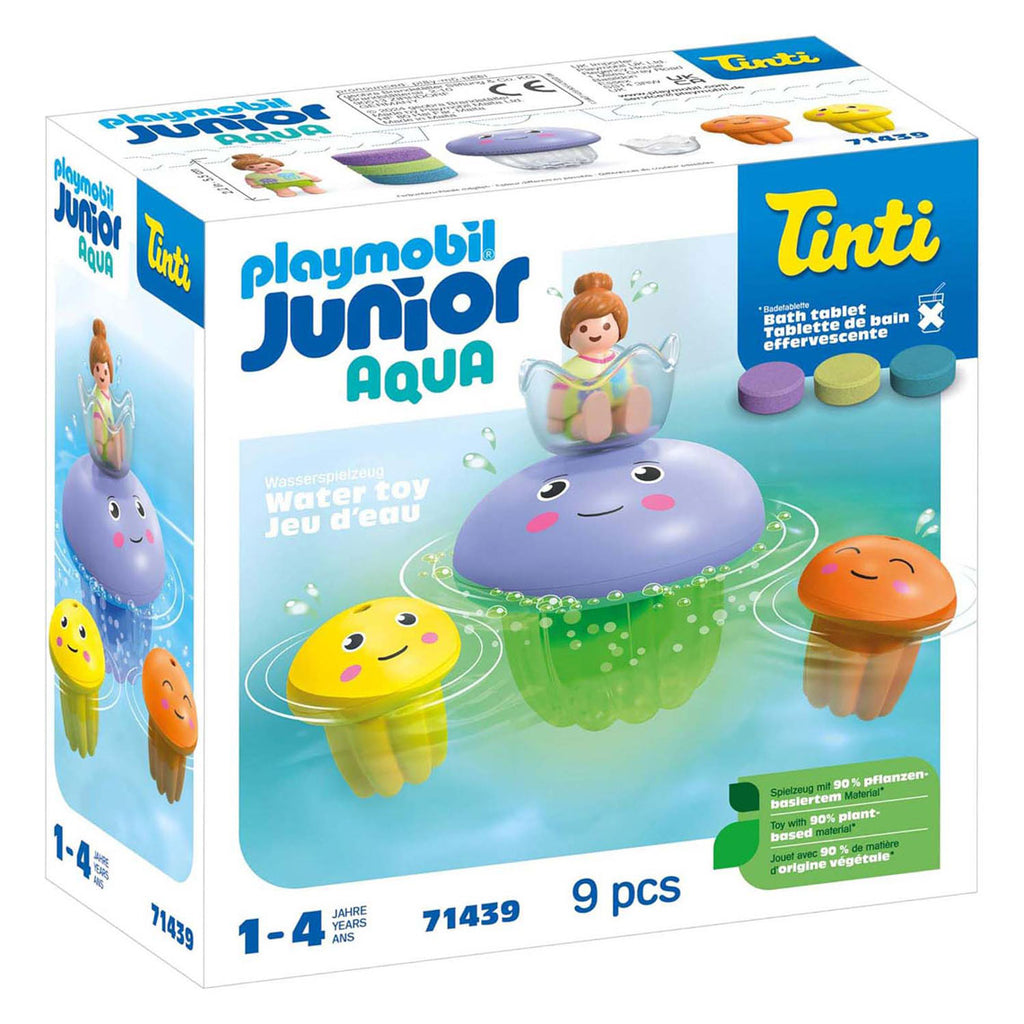 Playmobil junior tinti kleurrijke kwallenfamilie - 71439