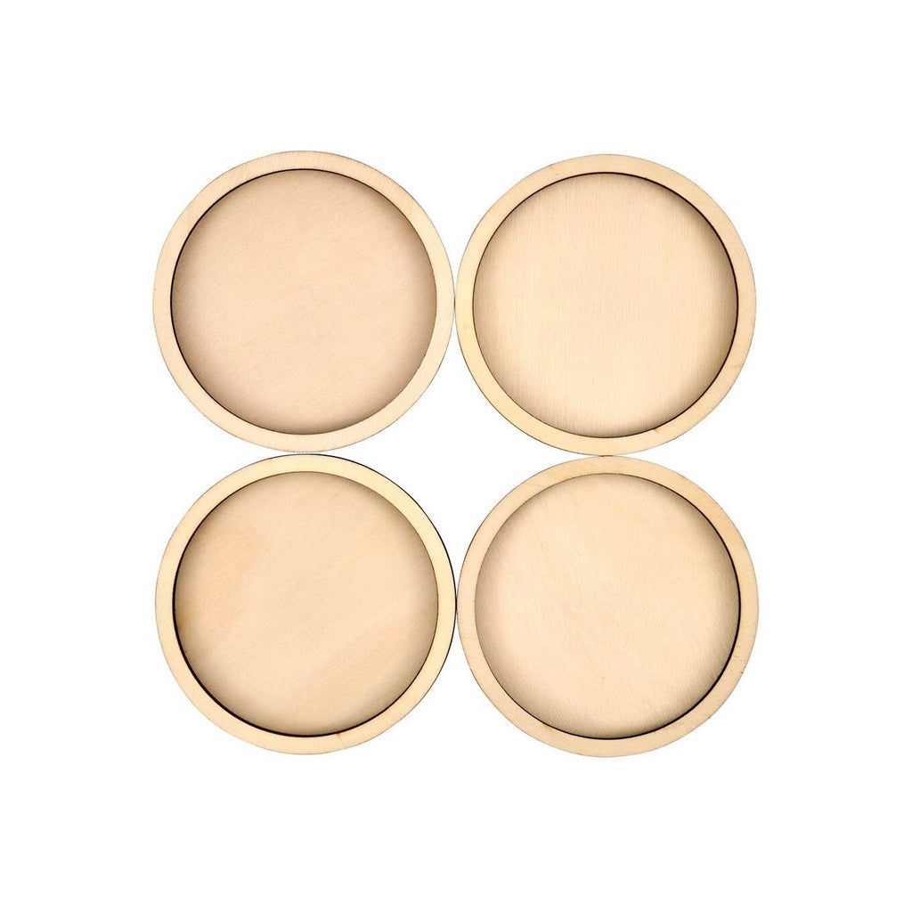 Mod podge • round coasters plywood 4pcs