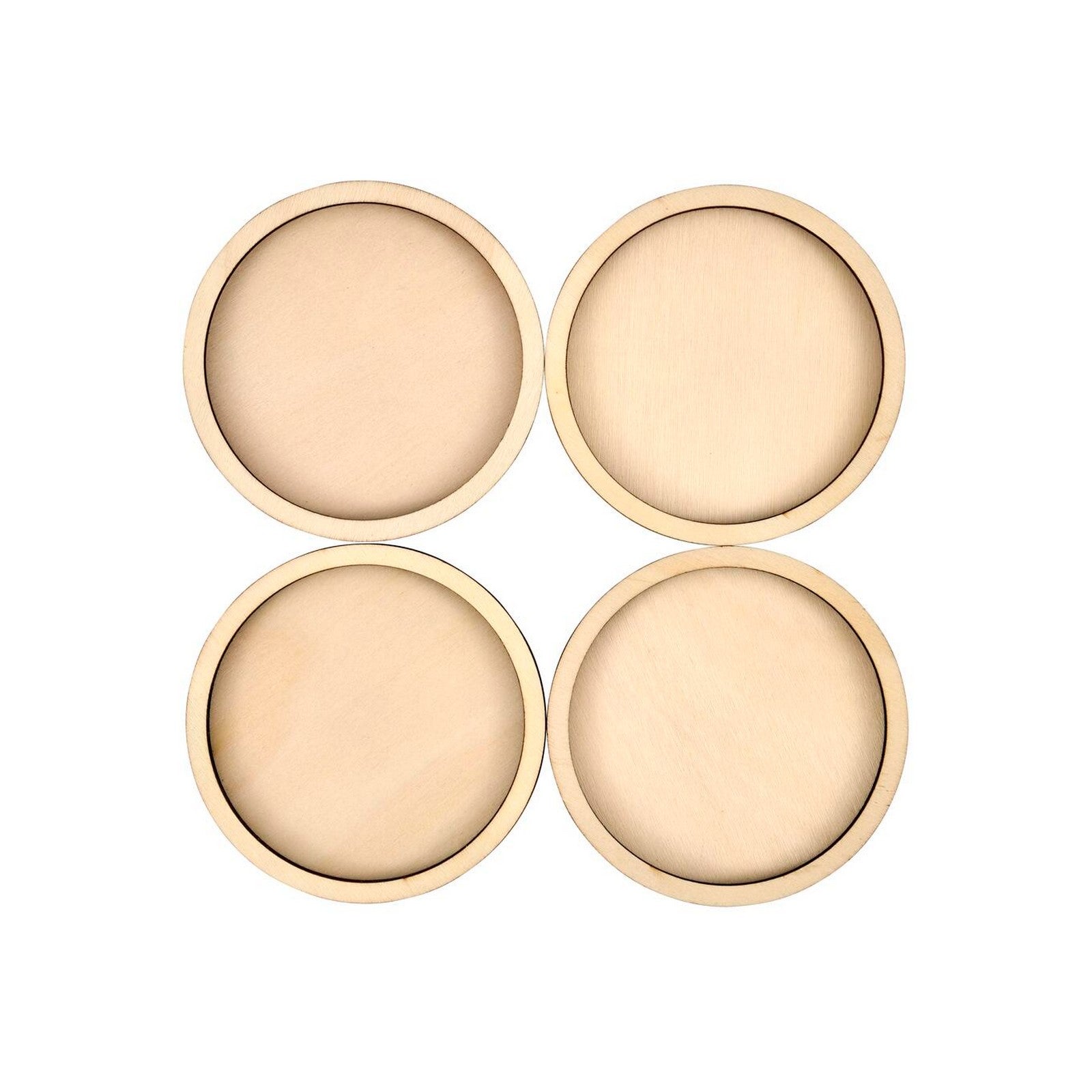 Mod podge • round coasters plywood 4pcs