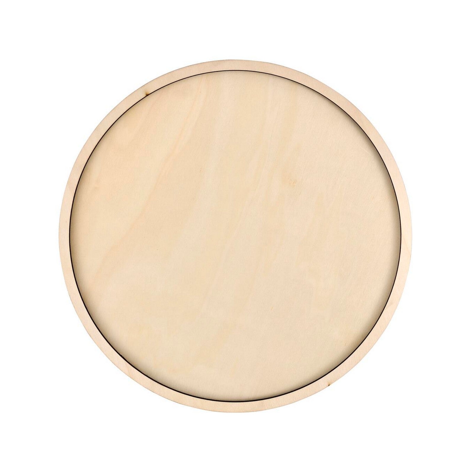 Mod podge • round tray plywood