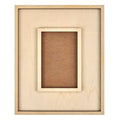 Mod podge • frame with opening plywood