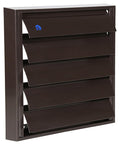 Renson 1014555 - lamellenrooster alu bruin 433 210x210mm | 2 stuks