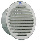 Renson 1008243 - ronde schoepenrooster inb. 435 r ral 9006 ø 100 | 8 stuks