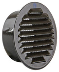 Renson 1008245 - ronde schoepenrooster inb. 435 r ral 8019 ø 100 | 8 stuks