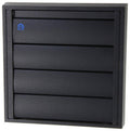 Renson 1057984 - dampkaprooster 433 (173x173) ral 9005 zwart | 2 stuks