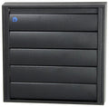 Renson 1057985 - dampkaprooster 433 (210x210) ral 9005 zwart | 2 stuks
