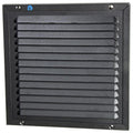 Renson 1057987 - opbouw schoepenr kader gaas 437 (200x200) ral 9005 zwart | 2 stuks