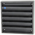 Renson 1057988 - opbouwmuurrooster met gaas 431 (165x165) ral 9005 zwart | 2 stuks