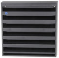 Renson 1057989 - opbouwmuurrooster met gaas 431 (225x225) ral 9005 zwart | 2 stuks
