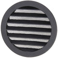 Renson 1057995 - inbouw rond schoepenr met gaas434r dia 150 ral 9005 zwart | 10 stuks