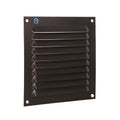 Renson 1061637 - opbouw schoepenrooster 436 150x150 ral 9005 zwart | 10 stuks