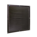 Renson 1061641 - opbouw schoepenrooster 436 300x300 ral 9005 zwart | 10 stuks
