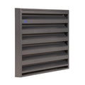 Renson 1062414 - vrac opbouw muurrooster alu 431 (225x225) structuur 7016 | 2 stuks