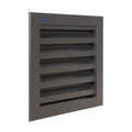 Renson 1062410 - vrac inbouw muurrooster alu 411 (200x200) structuur 7016 | 2 stuks