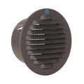 Renson 1062422 - inb. schoepenrooster rond alu 435r (dia 80) structuur 7016 | 12 stuks