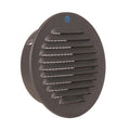 Renson 1062424 - inb.schoepenrooster rond alu 435r (dia 120) structuur 7016 | 5 stuks
