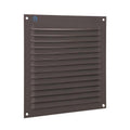 Renson 1062428 - opb.schoepenrooster plat alu 436 (200x200) structuur 7016 | 10 stuks